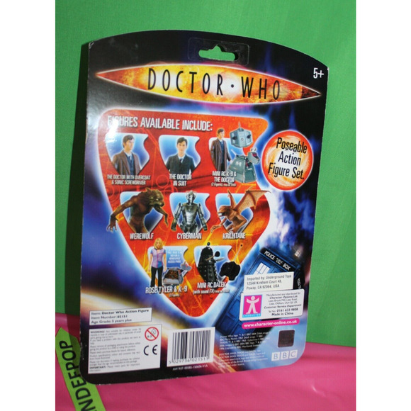 BBC Doctor Who Captain Jack Harkness 2006 02151 Poseable Action Figure Set Toy - Picture 3 of 4